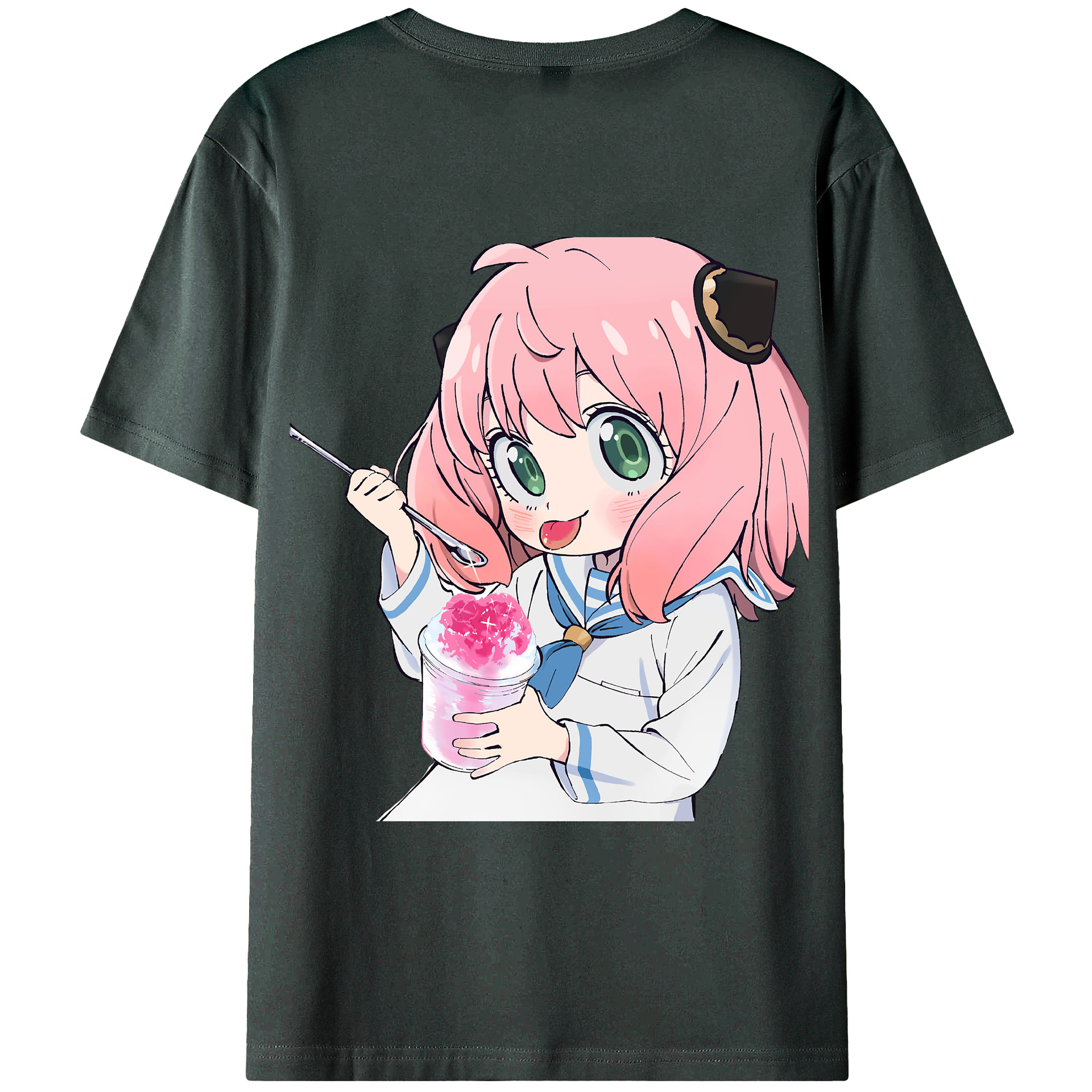 （画像用） SPY×FAMILY间谍家家酒 綿100％ メンズ半袖Tシャツ（バックプリント） 通気性